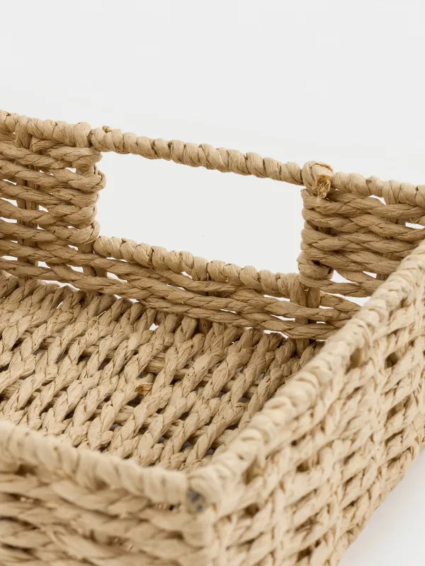 Корзина для салфеток, 18х18 см, плетеная, целлюлоза, квадратная, Braided, image-3