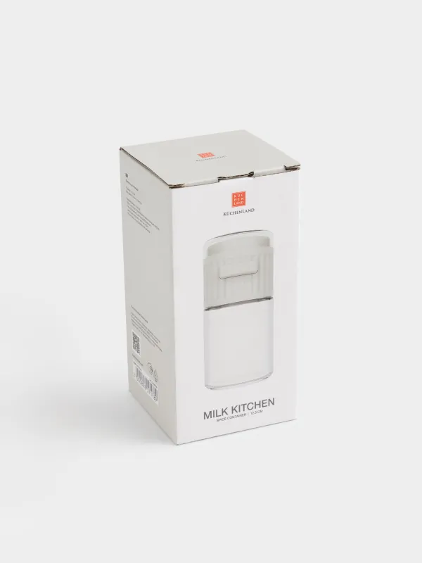 Емкость для специй, см, стекло/пластик, молочная, Milk kitchen, image-3