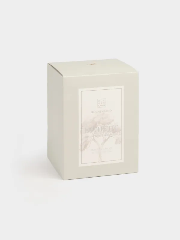 Свеча ароматическая, 11 см, в подсвечнике, с крышкой, стекло, Sandalwood meditation, Esthetic, image-4