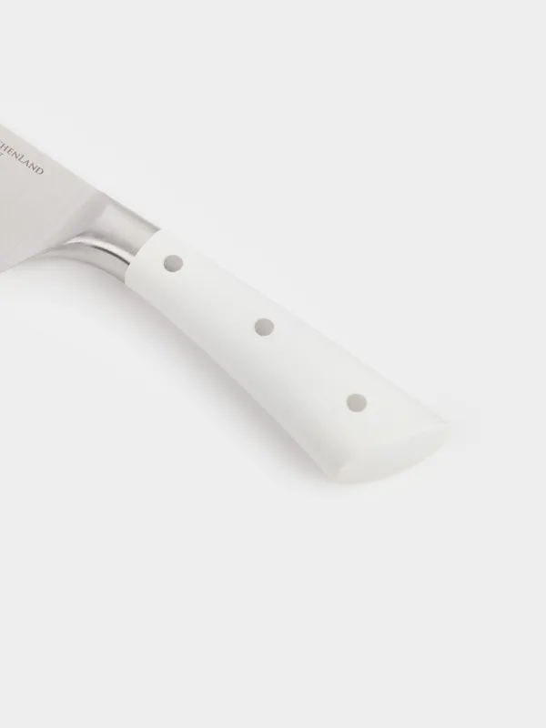 Набор ножей, 5 пр, в подставке, сталь/пластик, молочный, Clarent, image-4