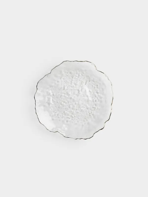Блюдо, 26 см, с серебристым кантом, Nautilus silver, image-0