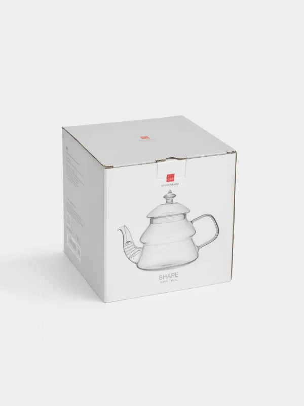 Чайник заварочный, 850 мл, стекло Б/сталь, Елка со звездой, Shape, image-5