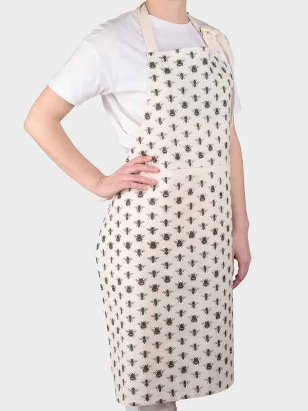 Фартук, 70х85 см, хлопок, бежевый, Пчелы, Honey, image-2