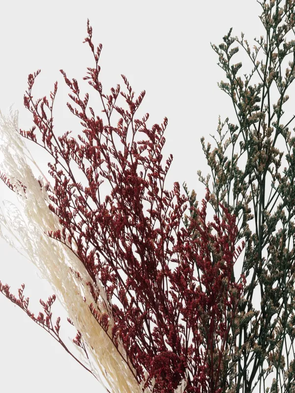 Букет декоративный, 60 см, сухоцветы, Лаванда и овес, Dried flower, image-3