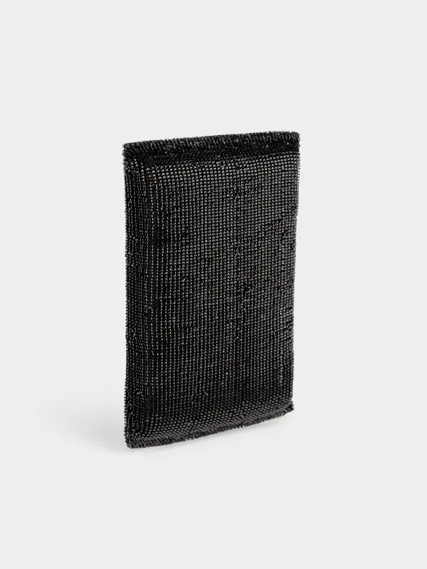 Губка для мытья посуды, 14x9 см, 2 шт, пластиковое волокно/поролон, черная, Black clean, image-4