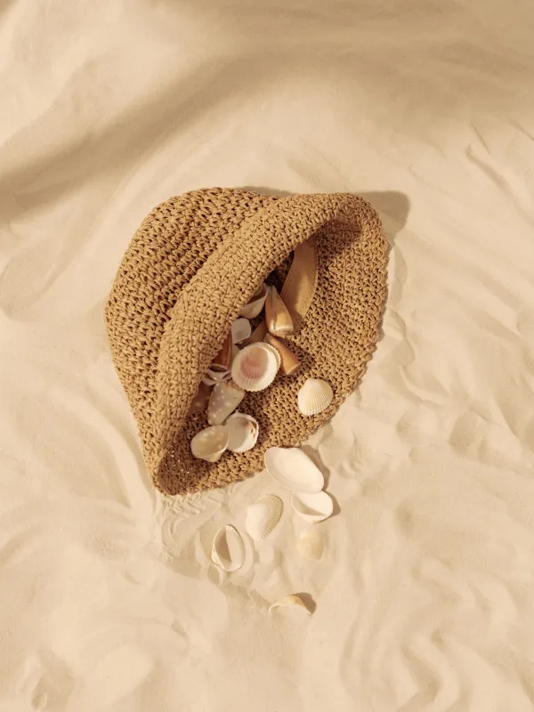 Панама, 57 см, единый размер, целлюлоза, песочная, Banjo, image-2