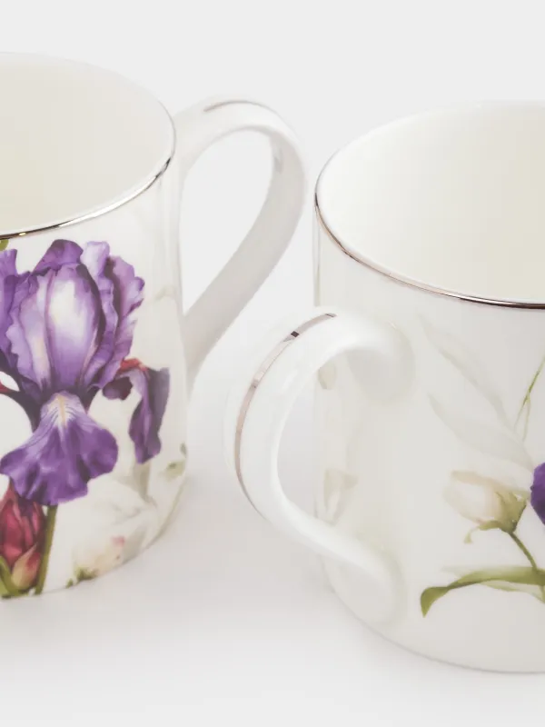 Кружка, 380 мл, 2 шт, Ирис, Antarctica Flowers, image-3