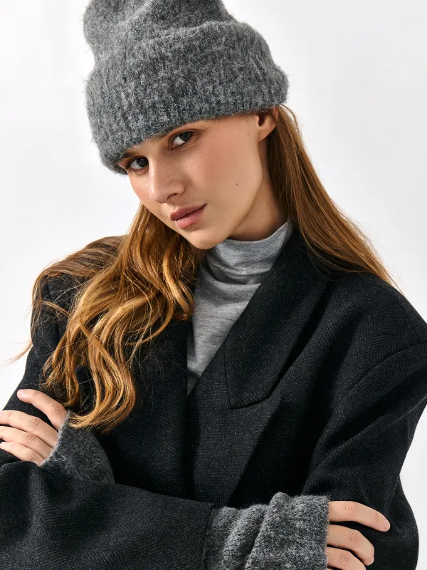 Шапка женская, Knitting fuzz, image-4