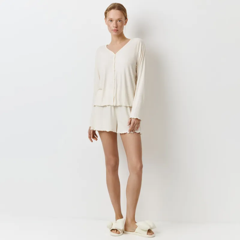 Шорты женские, домашние, с рюшами, Rosemary