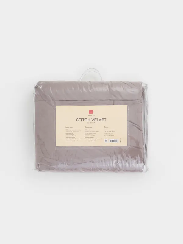 Покрывало, 220х240 см, стеганое, Stitch velvet, image-6