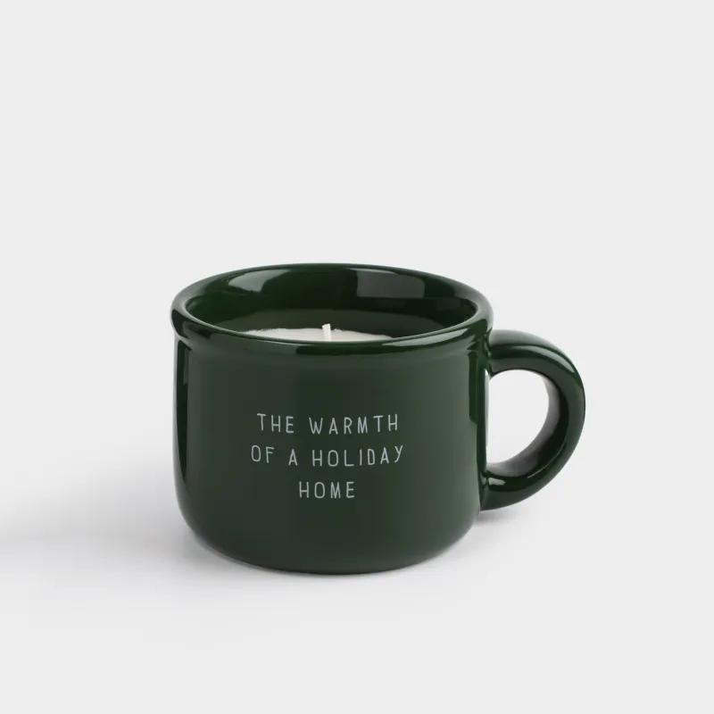 Свеча ароматическая, 12х7 см, в подсвечнике, керамика, Кружка, Beurre & Ice Cream & Vanilla, Ceramo candle