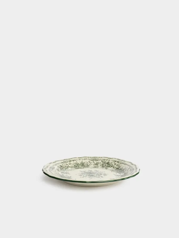 Тарелка закусочная, 22 см, Зеленые шишки, Conifer lace, image-2