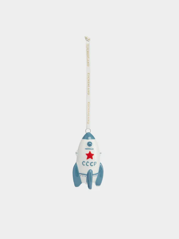 Игрушка елочная, 7 см, Ракета, Figure christmas, image-0