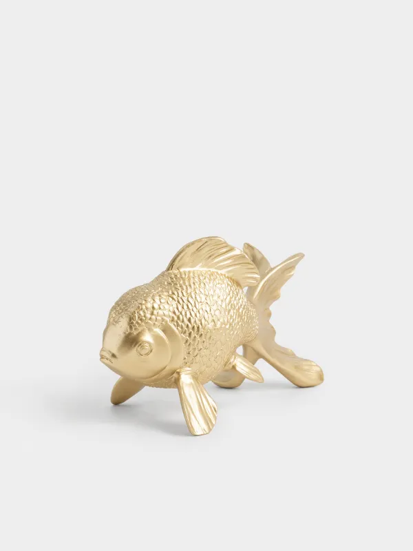 Статуэтка, золотистая, Goldfish, image-1