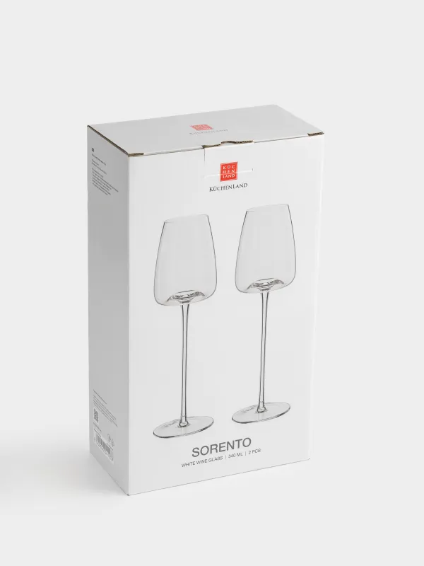 Бокал для белого вина, 340 мл, 2 шт, кристальное стекло, Sorento, image-5