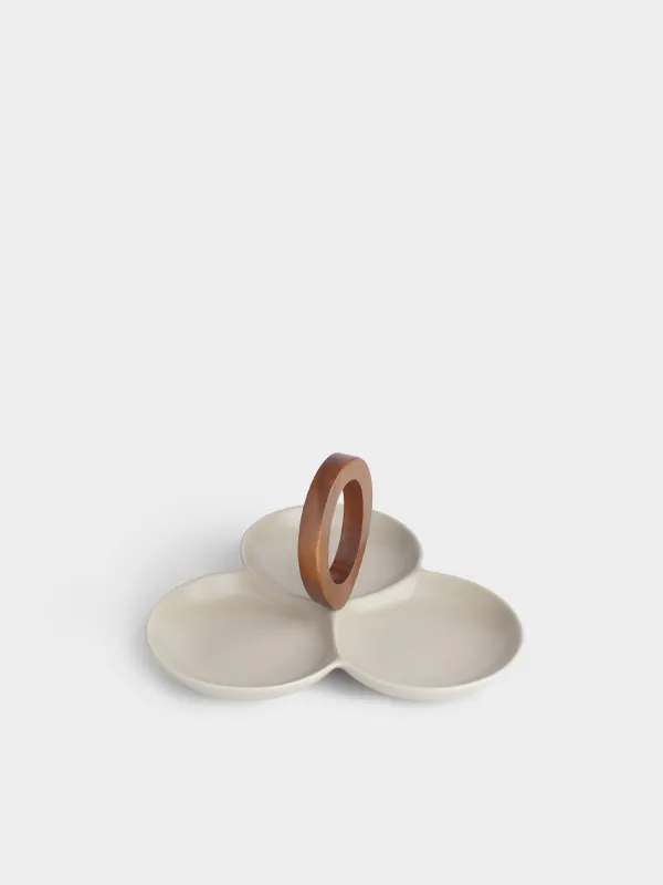 Менажница, с декором, 24 см, Ceramo noble, image-2