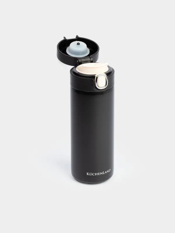 Термокружка, 380 мл, с термометром, сталь/пластик, черная, Celsius, image-2