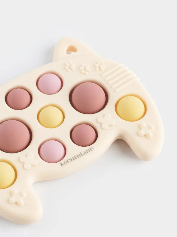 Игрушка развивающая, 10х8 см, Кот-игровой пульт, Pop-it, image-3