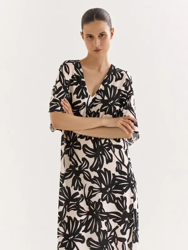 Платье женское, с коротким рукавом, Almi, image-1