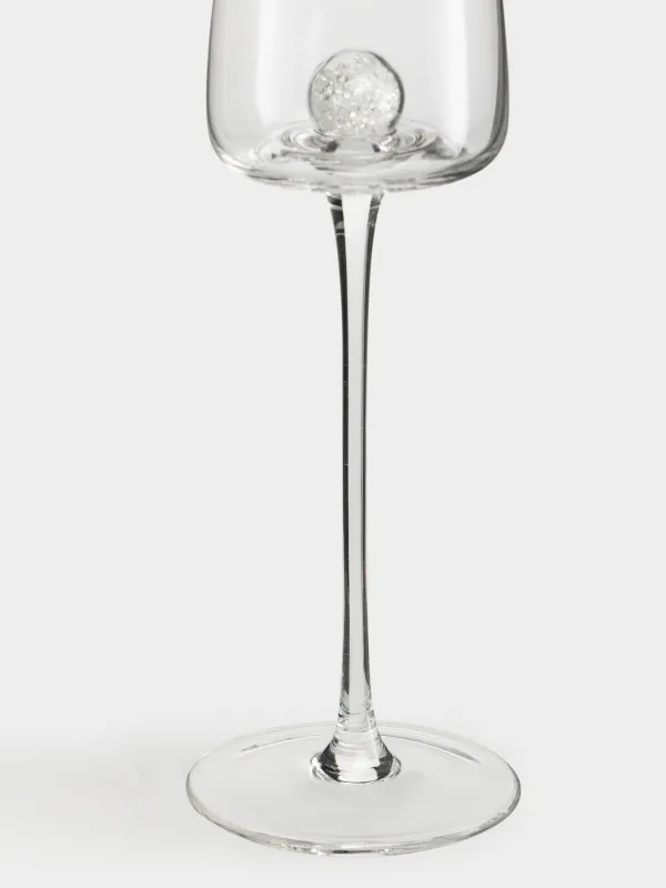 Бокал для шампанского, 2 шт, Шар с кристаллами, Sorento spherical, image-2