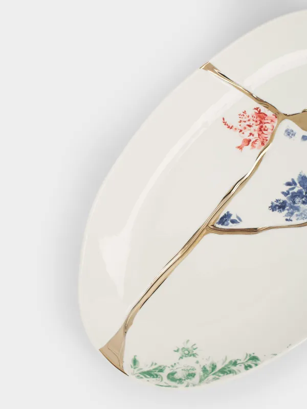 Блюдо, 30х18 см, фарфор N, бело-золотистое, овальное, Пожелание, Revival, image-4