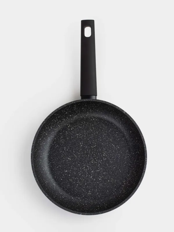 Сковорода, 24 см, с покрытием, алюминий, черная, Black rock, image-2