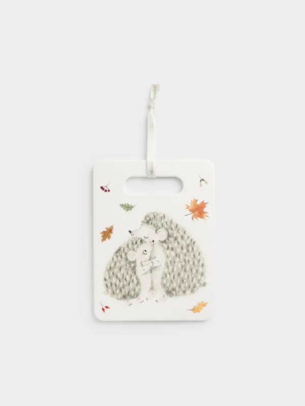 Подставка под горячее, 18х24 см, Ежи, Forest hedgehogs, image-0