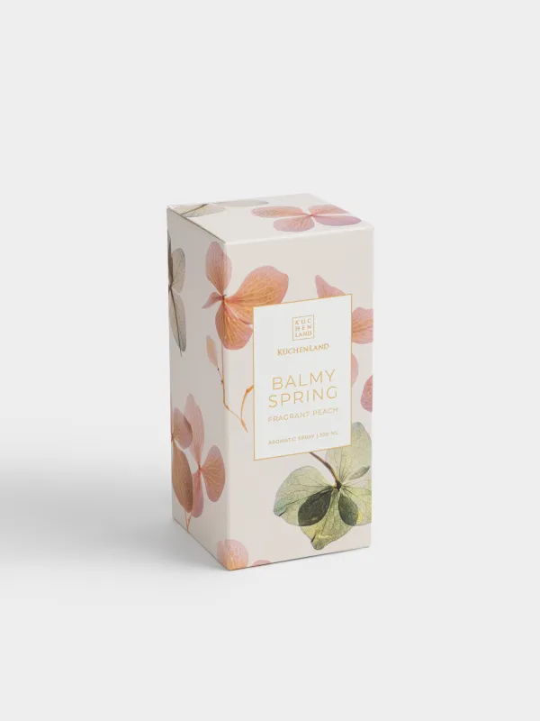 Спрей ароматический, 300 мл, с сухоцветами, Fragrant Peach, Balmy spring, image-4