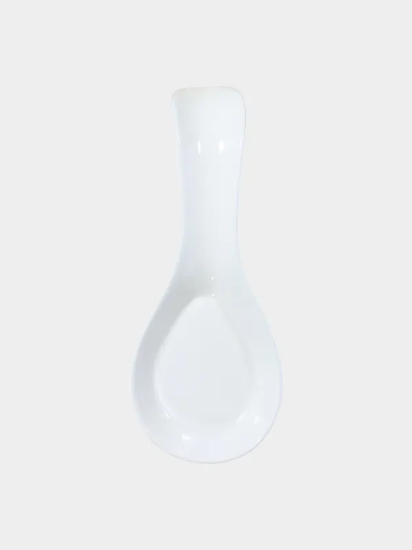 Подставка под ложку, 24 см, керамика, белая, Light kitchen, image-0