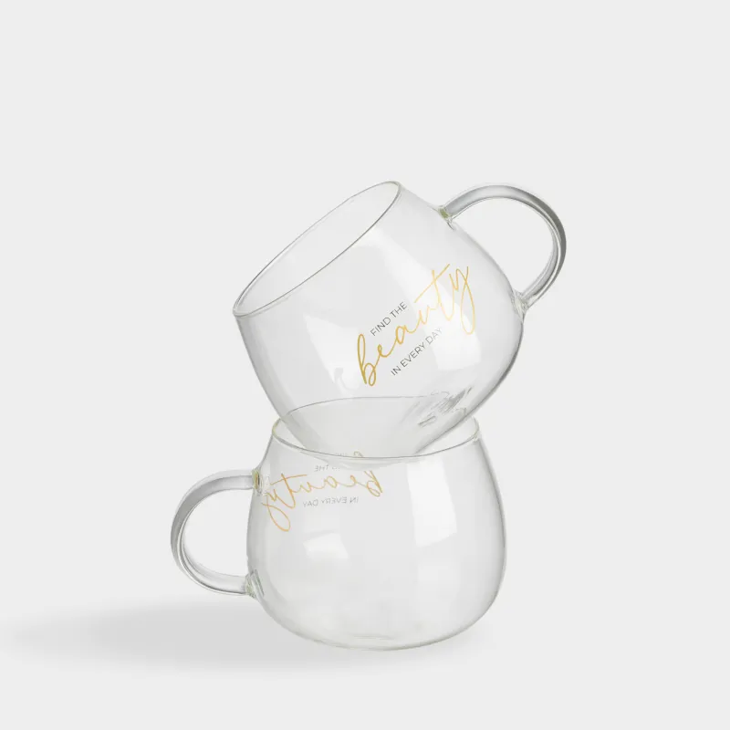 Кружка, 380 мл, 2 шт, Find the beauty, Scroll