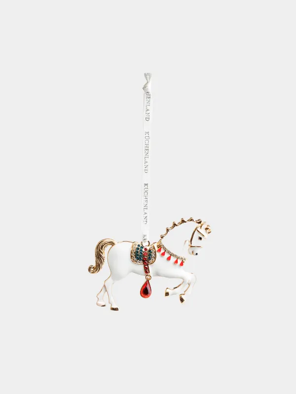Игрушка елочная, 6 см, Конь на дыбах, Figure horse, image-0
