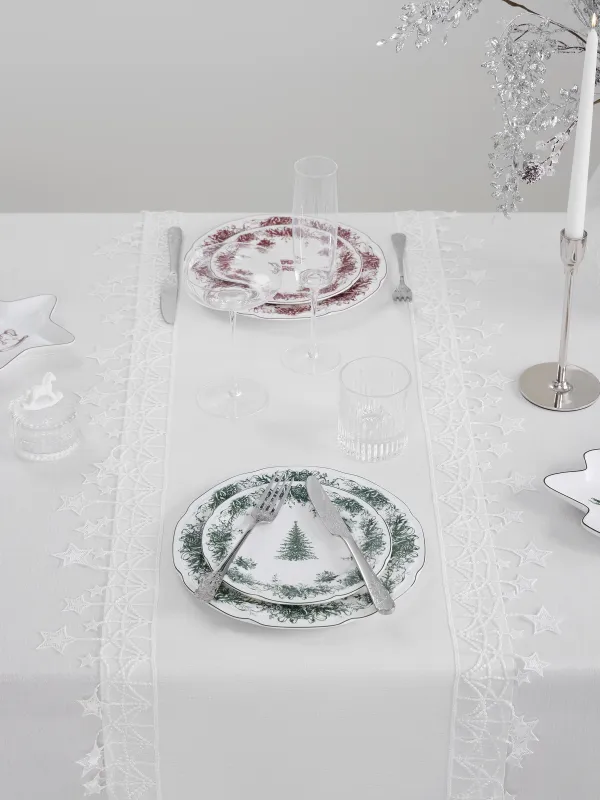 Дорожка настольная, 40х160 см, Stars framed, image-3