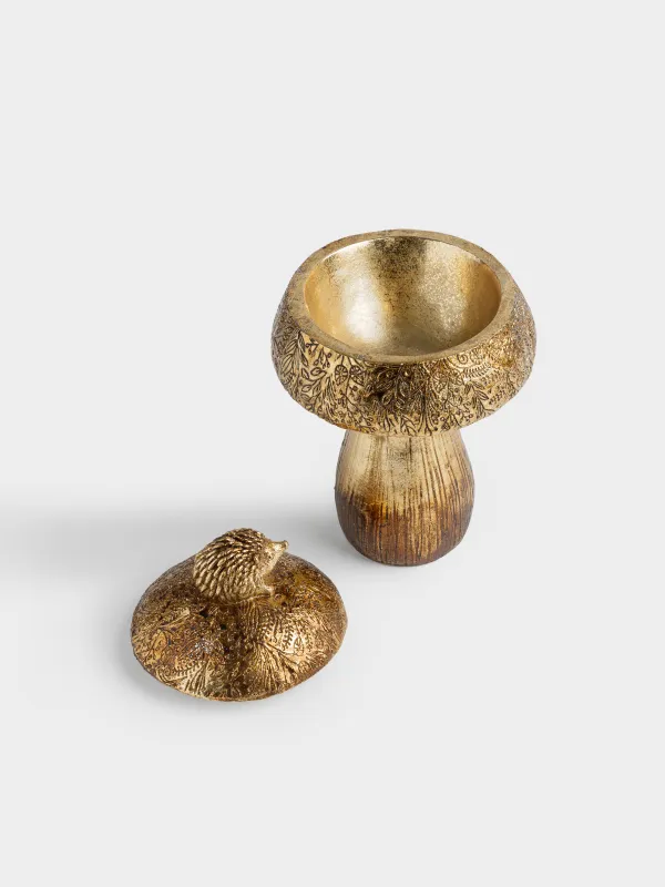 Емкость для хранения, 12х19 см, Гриб и еж, Fungi gold, image-3