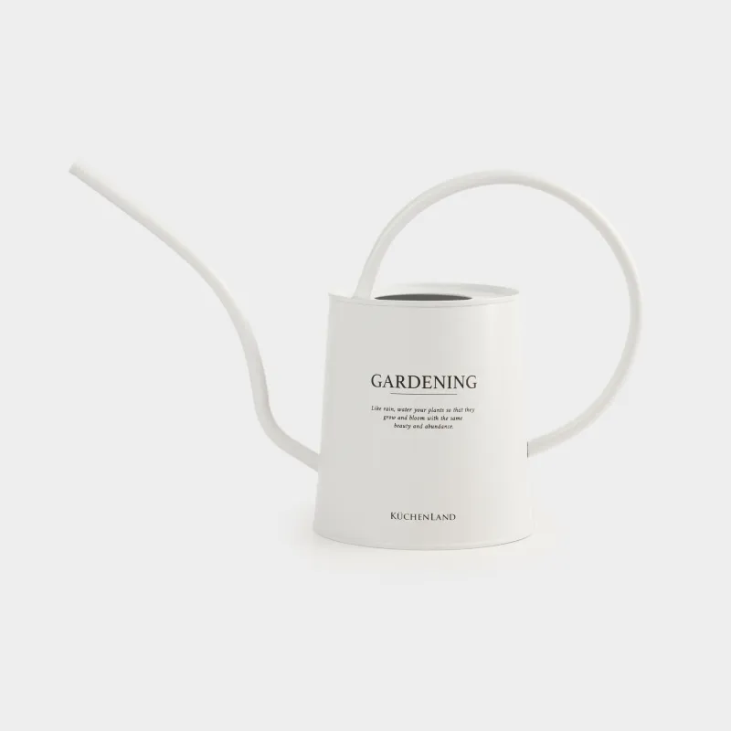 Лейка, 1,8 л, металл, молочная, Gardening, image-0