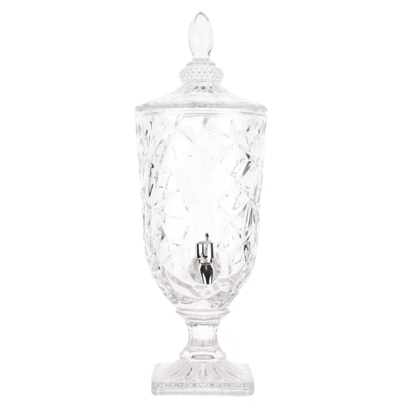 Диспенсер для напитков, 3 л, стекло Р/пластик, Crackle, image-1