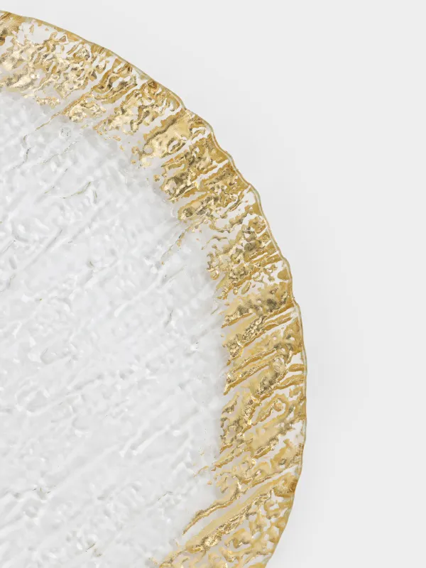 Тарелка обеденная, 28 см, Paradise gold, image-1