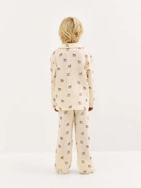 Пижама детская, с брюками, Landi, image-4