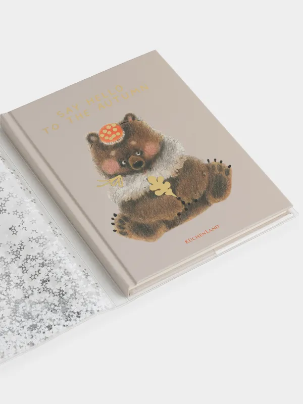 Блокнот для записей, 15х20 см, 80 л, Медведь, Bear, image-2