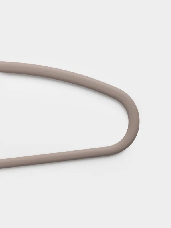 Вешалка-плечики, 42 см, 3 шт, для пиджаков и верхней одежды, пластик, мокко, Good house, image-4