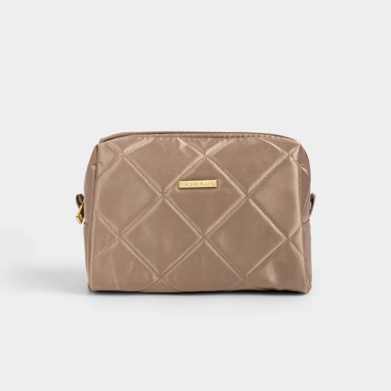 Косметичка, сатин, Quilted silk