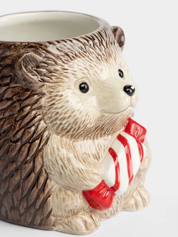 Кружка, 420 мл, Еж с конфетой, Hedgehog, image-1