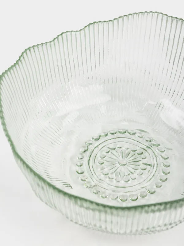 Салатник, 20х10 см, 1,2 л, стекло Р, зеленый, Argos color, image-2