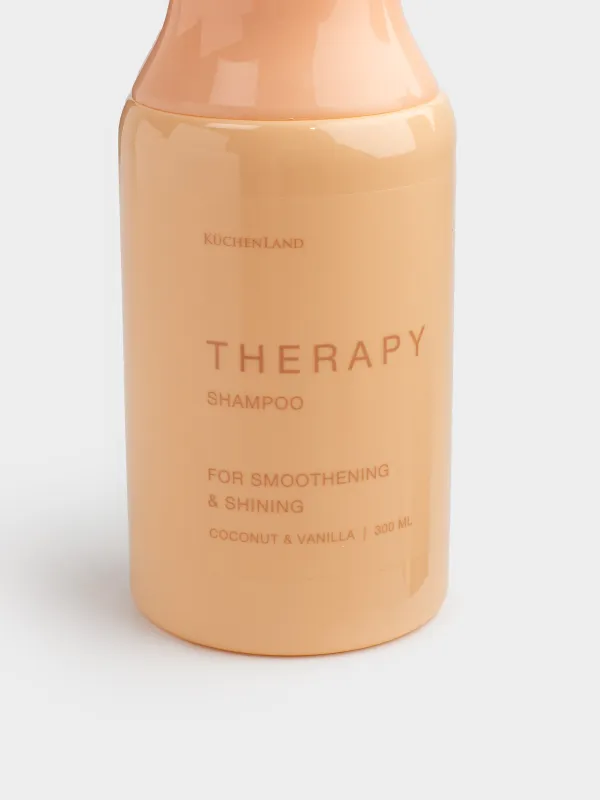 Шампунь, 500 мл, для мягкости и блеска волос, Кокос/Ваниль, Therapy, image-2