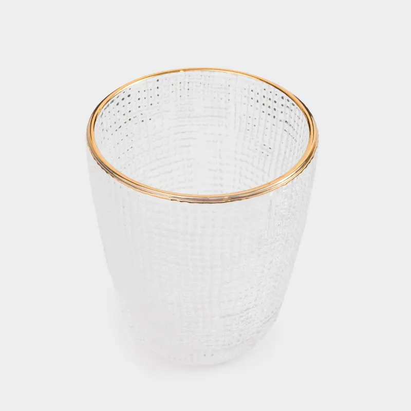 Стакан, 320 мл, с золотистым кантом, Grain gold, image-1