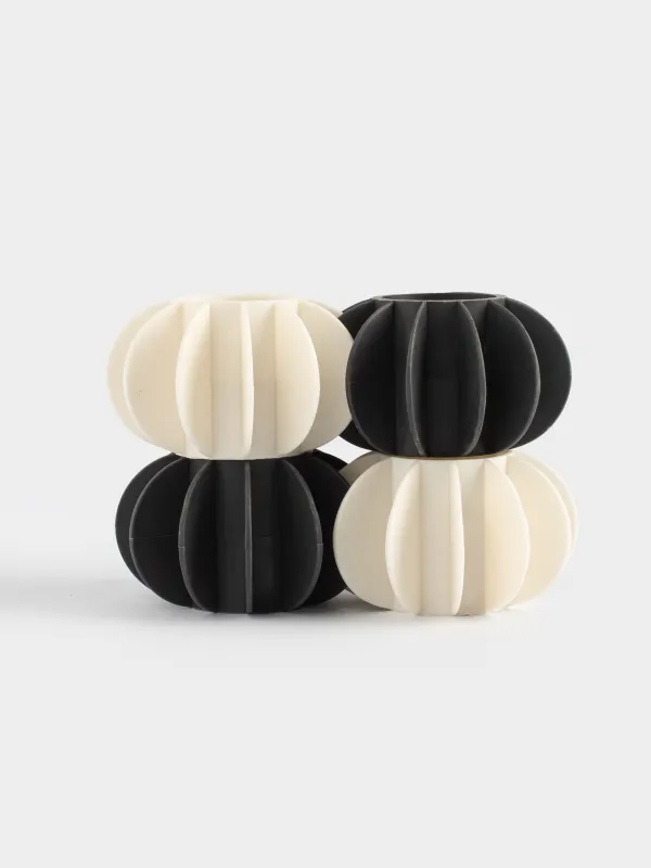 Шарик для стирки, 6 см, 4 шт, резина, белый/серый, Колесо, Washing ball, image-1