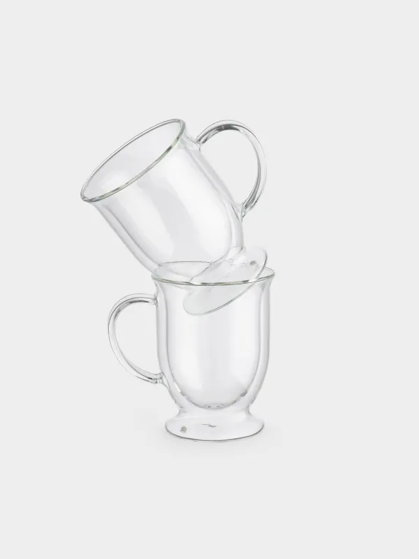 Кружка, 350 мл, 2 шт, на ножке, Air, image-0