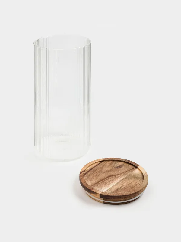 Банка для сыпучих продуктов, 1,7 л, Ravi wood, image-7