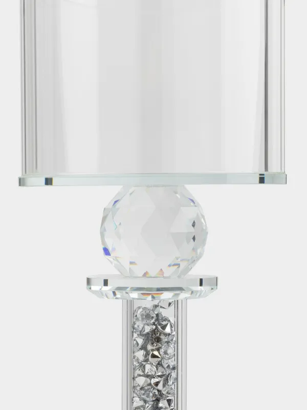 Подсвечник, 25 см, для цилиндрической свечи, Lux crystal, image-2