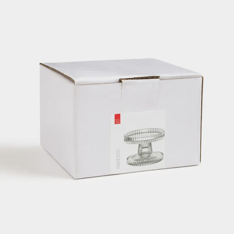 Подсвечник, 9 см, двусторонний, для тонкой/цилиндрической свечи, на ножке, стекло, Ribedic, image-3