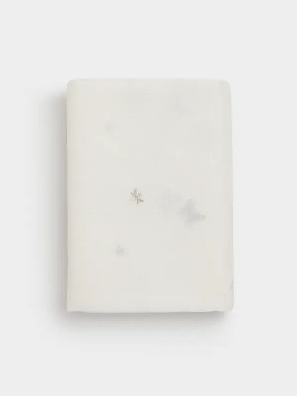 Скатерть, 160х160 см, полиэстер, белая, Бабочки и стрекозы, Winged, image-6